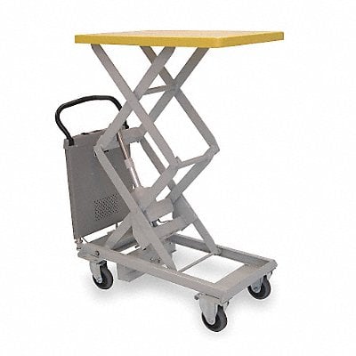 Scissor Lift Cart 220 lb Steel Fixed MPN:PLM-100