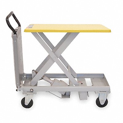 Scissor Lift Cart 330 lb Steel Fixed MPN:PLM-150