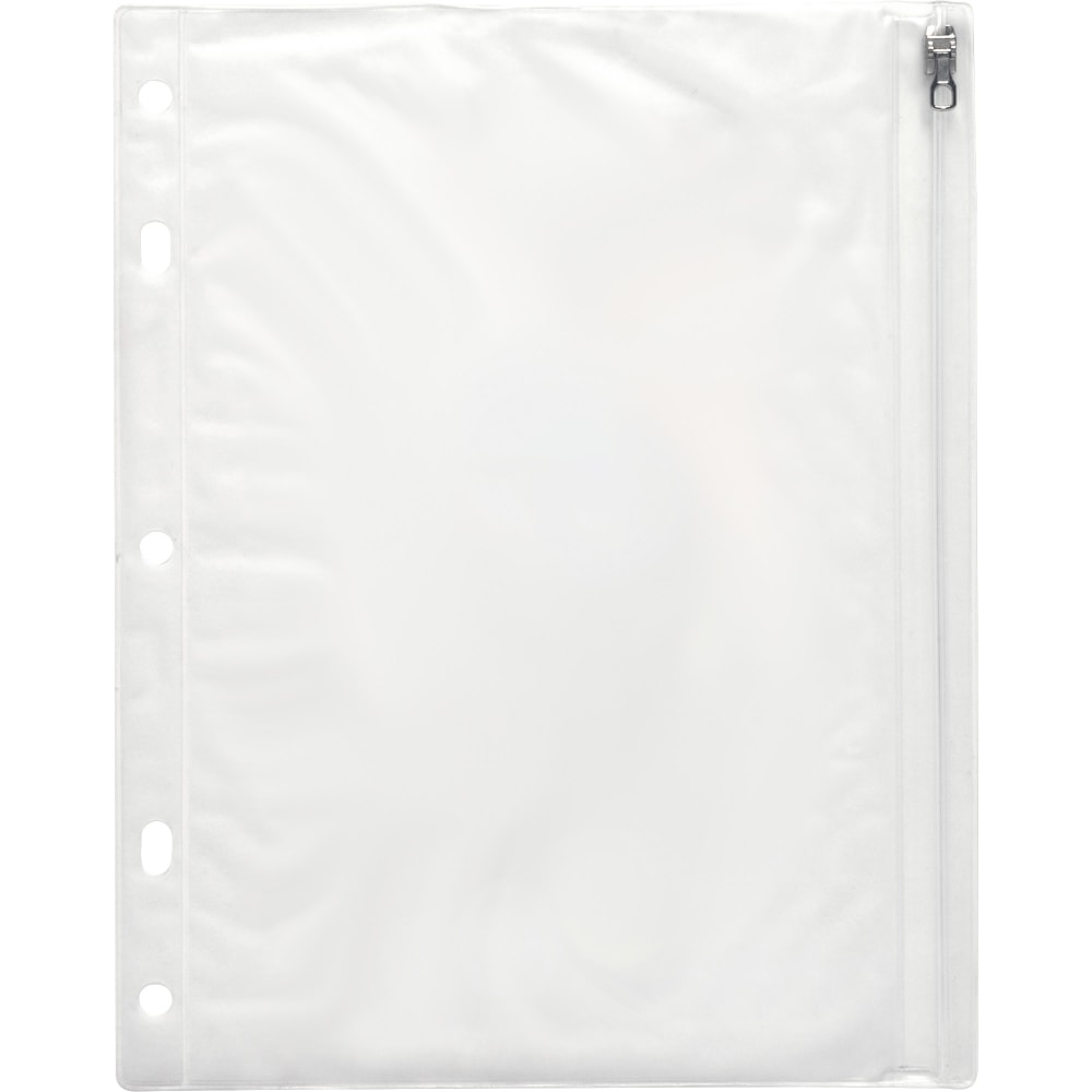 Sparco Vinyl Ring Binder Pocket, 8ft x 10in, Clear (Min Order Qty 10) MPN:01607