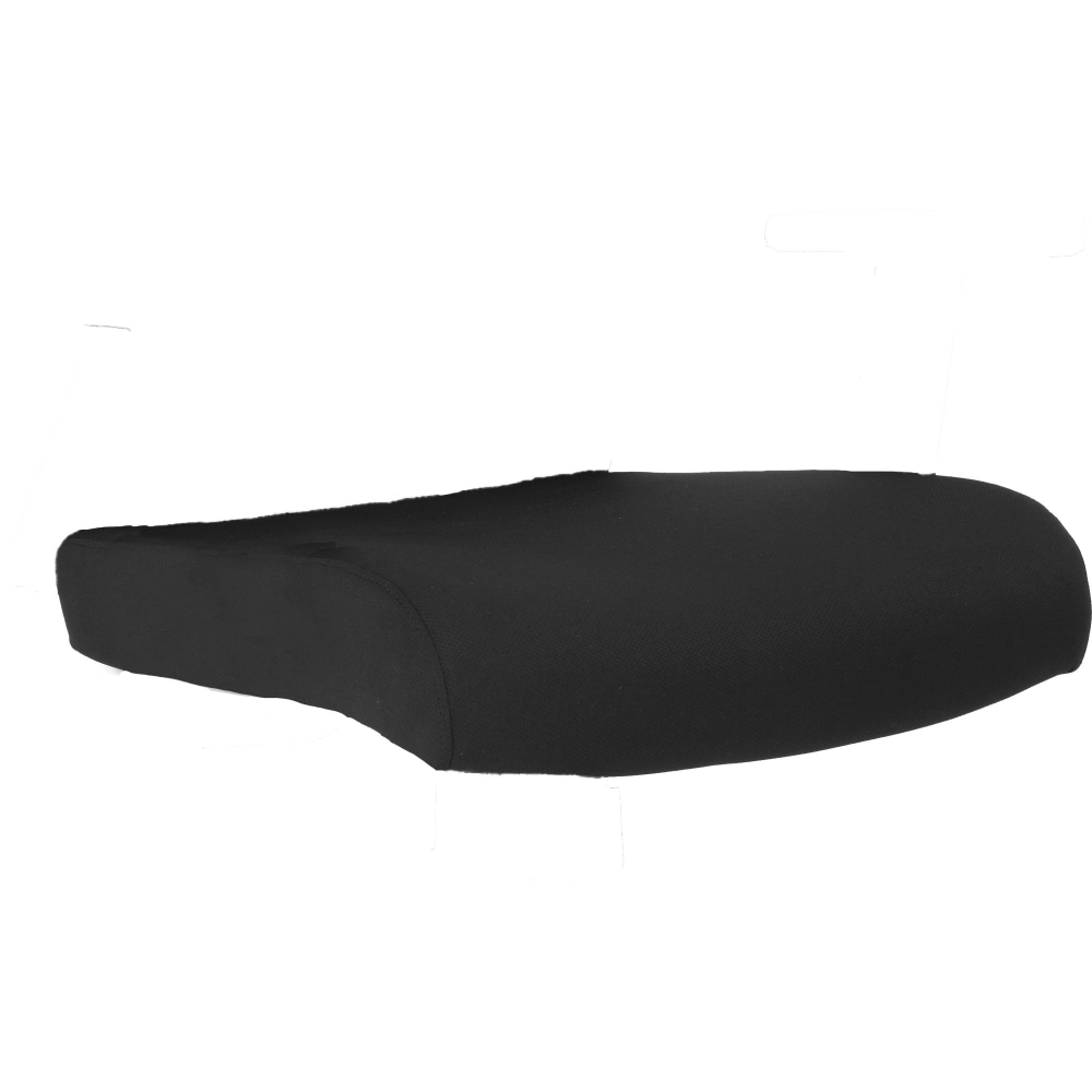 Lorell Removable Mesh Seat Cover - 19in Length x 19in Width - Polyester Mesh - Black - 1 Each (Min Order Qty 4) MPN:00597