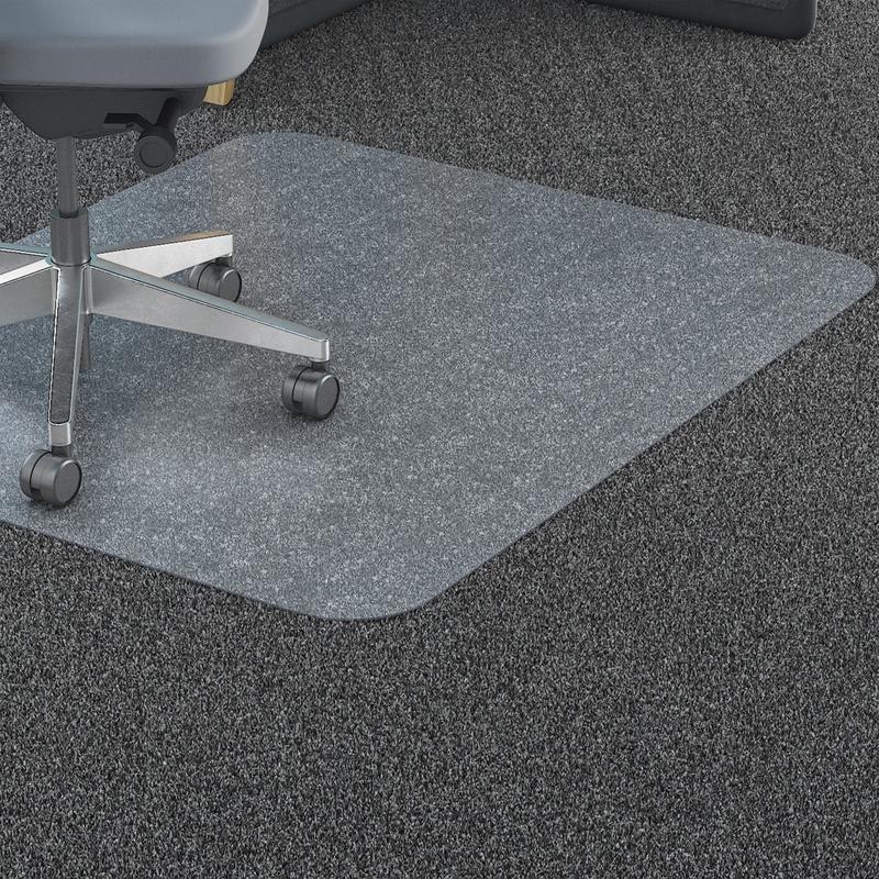 Lorell Big and Tall Polycarbonate Low Pile Studded Chair Mat, 46in x 60in MPN:69705