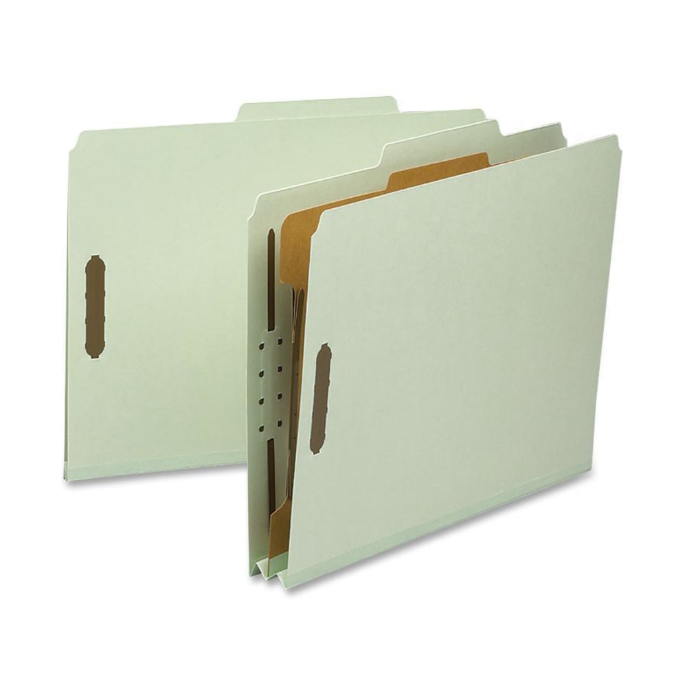 Nature Saver Classification Folders, Letter Size, 2in Expansion, Gray/Green, Box Of 10 (Min Order Qty 2) MPN:01056