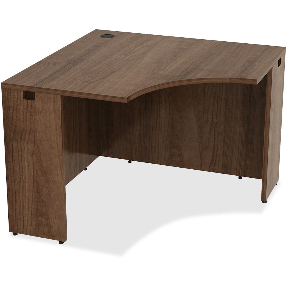 Lorell Essentials 42inW Corner Computer Desk, Walnut MPN:69953