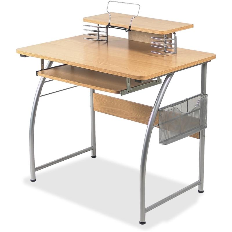 Lorell Multi-Function Computer Desk, Maple MPN:14337