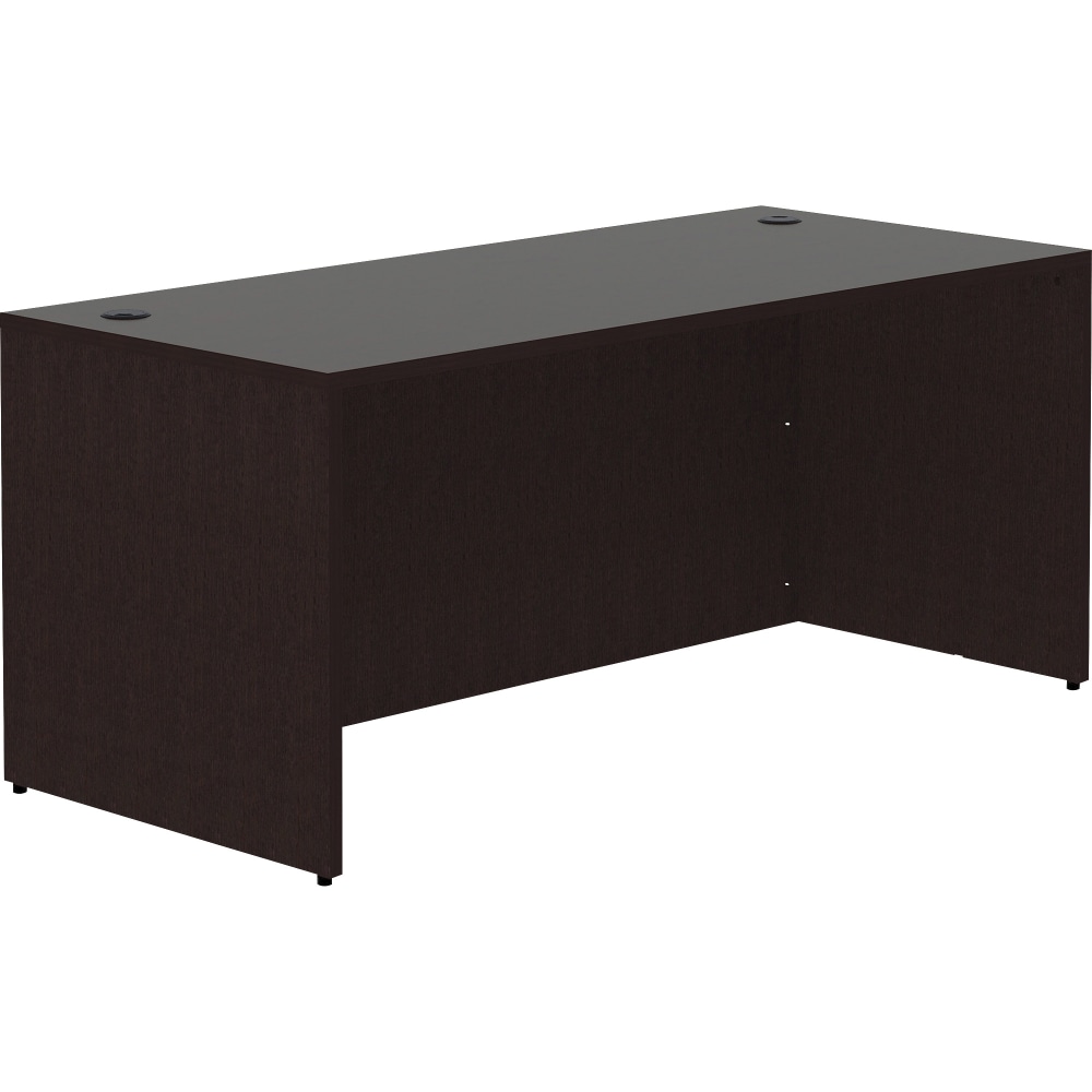 Lorell 66inW Computer Desk, Espresso MPN:LLR18207