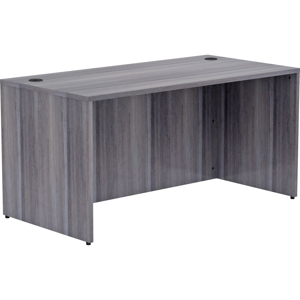 Lorell Essentials 60inW Computer Desk, Weathered Charcoal MPN:LLR69547