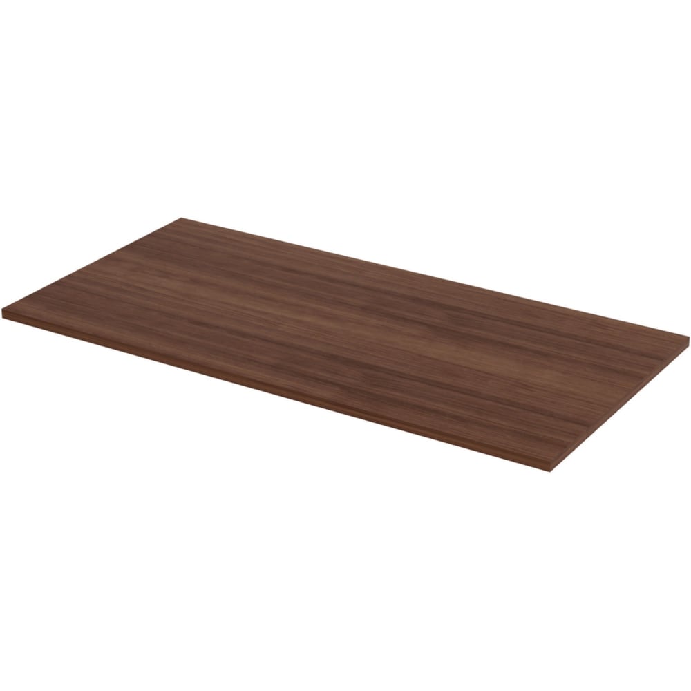 Lorell Relevance Series Tabletop - Walnut Rectangle Top - 60in Table Top Width x 30in Table Top Depth x 1in Table Top Thickness - Assembly Required - 1 Each MPN:16242