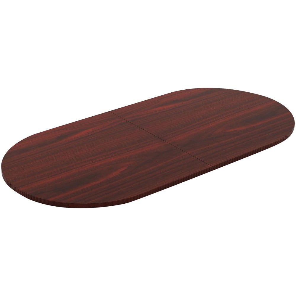 Lorell Oval Conference Table Top, 8ftW, Mahogany MPN:34342