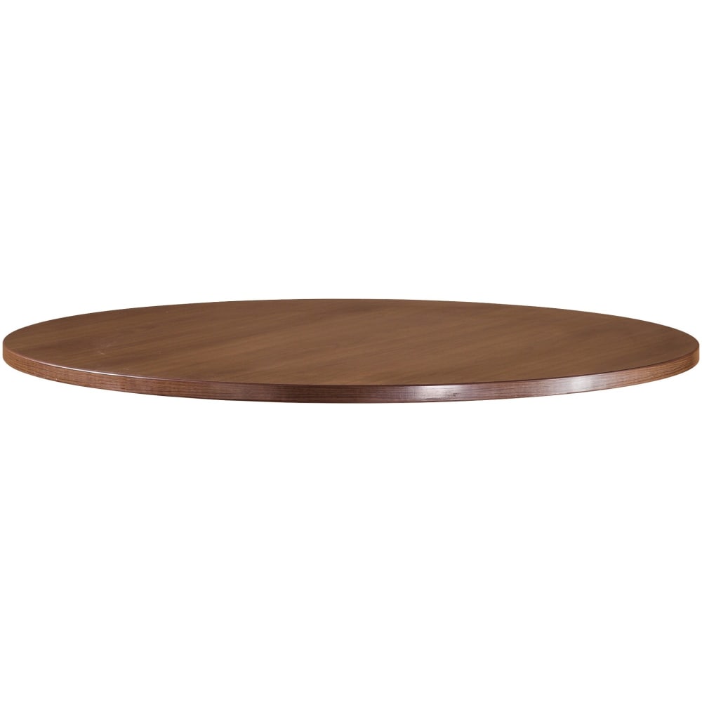 Lorell Essentials Series Laminate Round Table Top, 48inD, Walnut MPN:69989