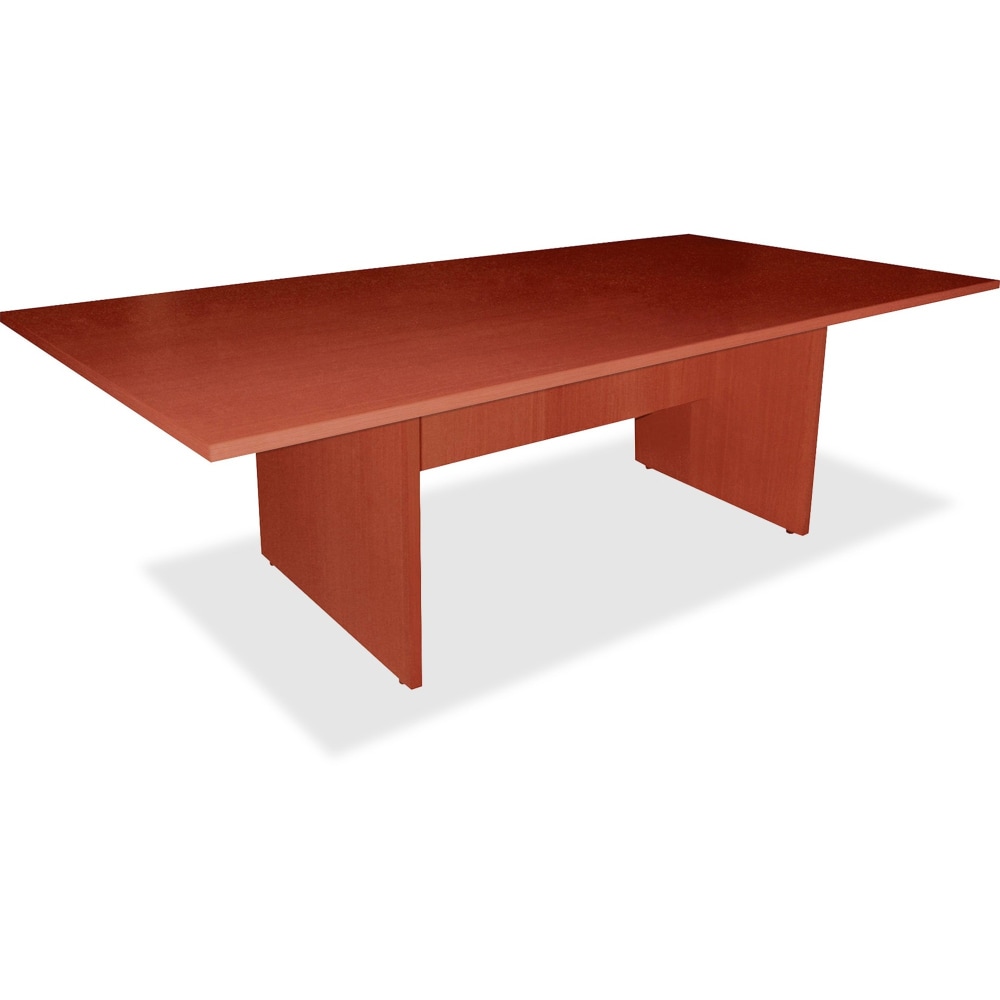 Lorell Essentials Laminate Rectangle Conference Table, 29-1/2inH x 72inW x 36inD, Cherry MPN:87374