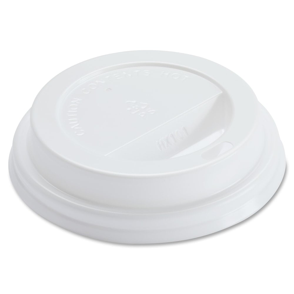 Genuine Joe Raised Siphole Hot Cup Lids - 1000 / Carton - White (Min Order Qty 2) MPN:19052CT