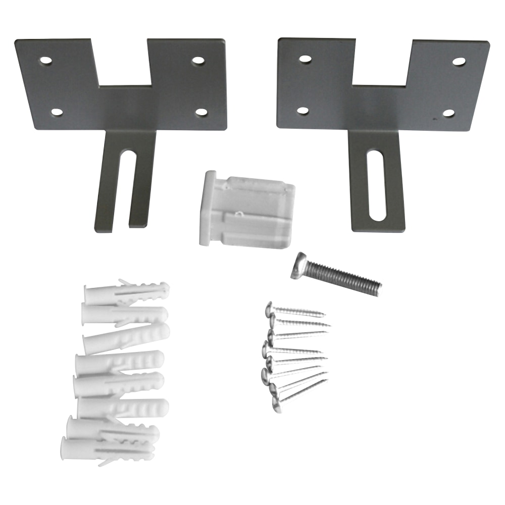 Lorell Panel System Panel Wall Bracket, 2-pack, Aluminum (Min Order Qty 4) MPN:90262