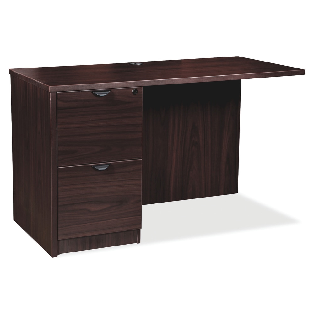 Lorell Prominence 2.0 48inW Left Desk Return, Espresso MPN:LLRPR2448LES