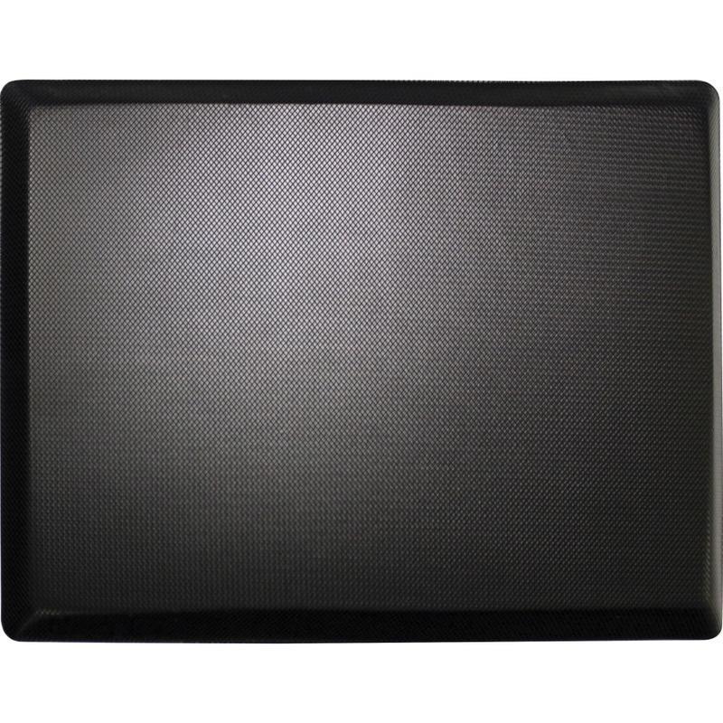 Lorell Energizing Sit/Stand Desk Mat, 20in x 30in, Black MPN:99985