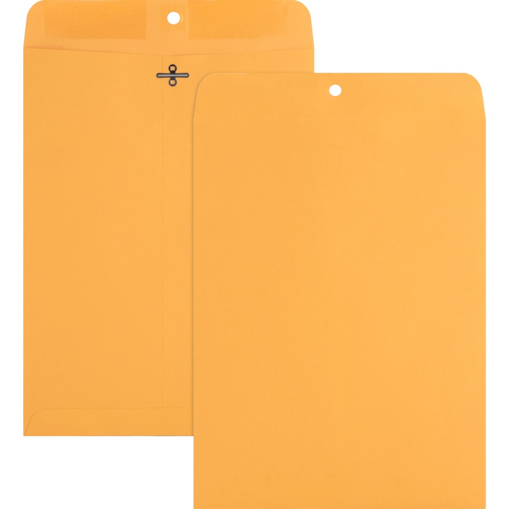 Nature Saver Clasp Envelopes, #90, Kraft, Box Of 100, Yellow (Min Order Qty 2) MPN:00857