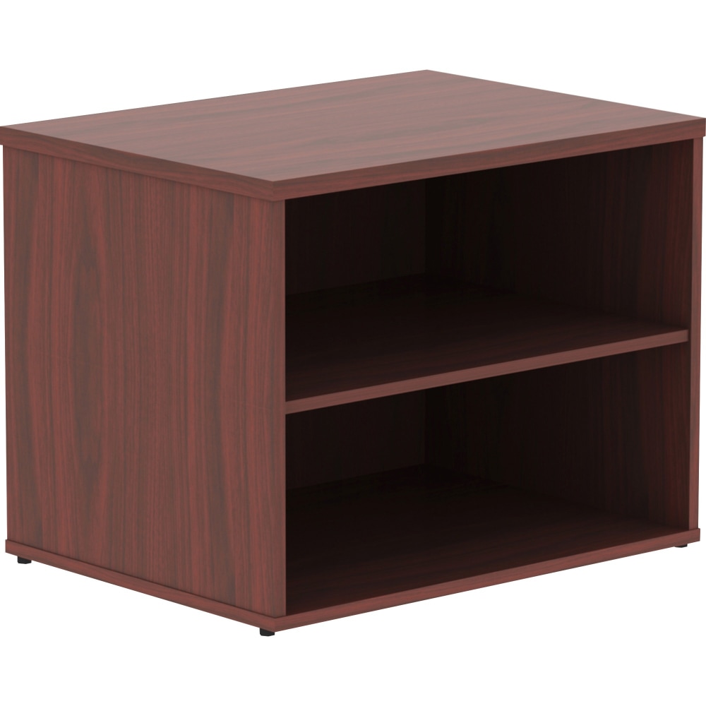 Lorell Relevance 2-Shelf Open Storage, Mahogany MPN:16214