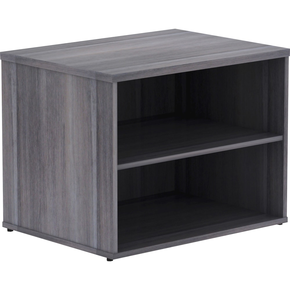 Lorell Relevance 2-Shelf Open Storage, Charcoal MPN:16215