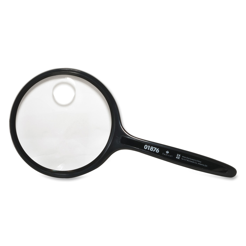 Sparco Handheld Magnifier, 3 1/2in Diameter (Min Order Qty 7) MPN:01876