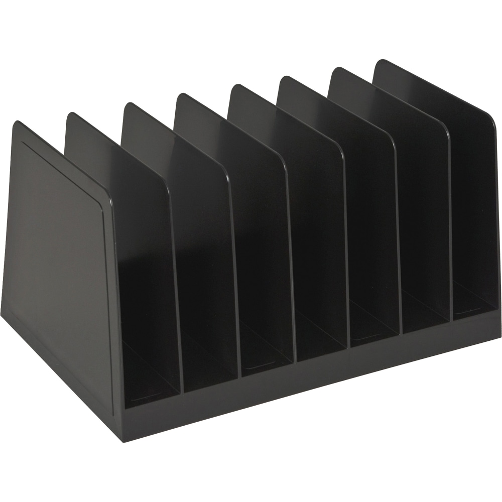 Business Source Desk Step Sorter - 4.5in Height x 8.8in Width x 5.5in DepthDesktop - 25% Recycled - Black - Plastic - 1 Each (Min Order Qty 9) MPN:11876