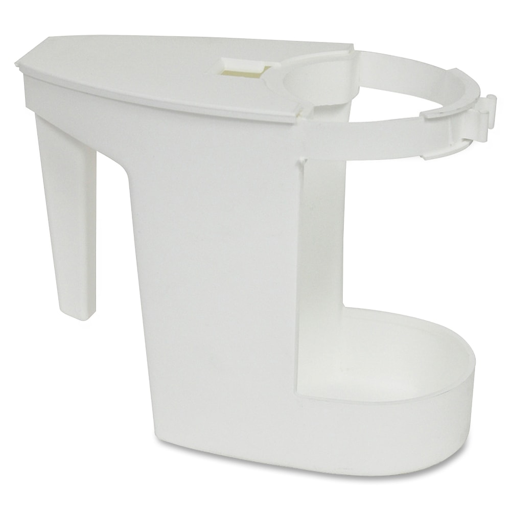 Genuine Joe Toilet Bowl Mop Caddy - 12 / Carton - White (Min Order Qty 2) MPN:85121CT