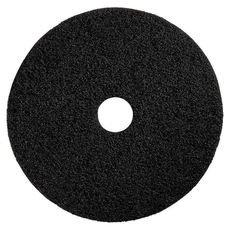 Genuine Joe Floor Pads, Heavy-Duty Stripping, 13in, Black, Pack Of 5 (Min Order Qty 4) MPN:90213