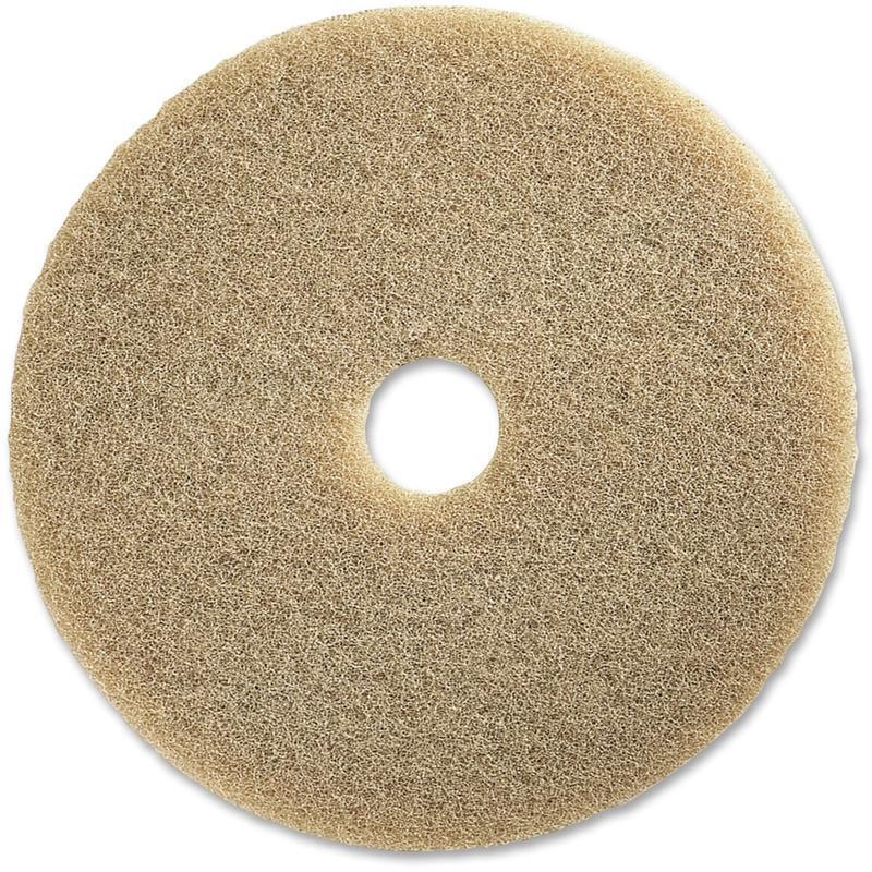 Genuine Joe Ultra High-speed Floor Pad, 20in Diameter, Natural, Carton Of 5 (Min Order Qty 3) MPN:91320