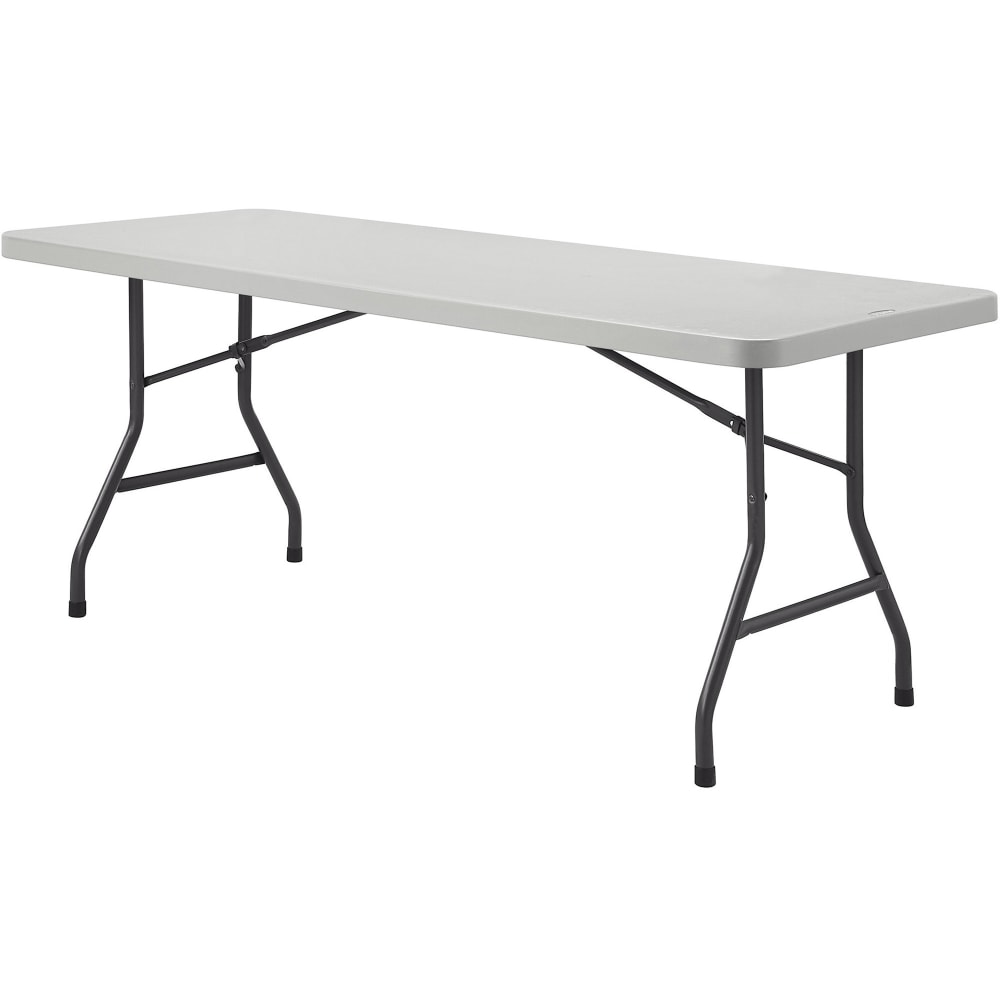 Lorell Ultra-Lite Economy Folding Table, 29-3/10inH x 72inW x 30inD, Gray MPN:12348