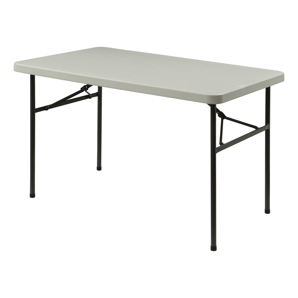 Lorell 48inW Rectangular Banquet Table, Gray MPN:66657