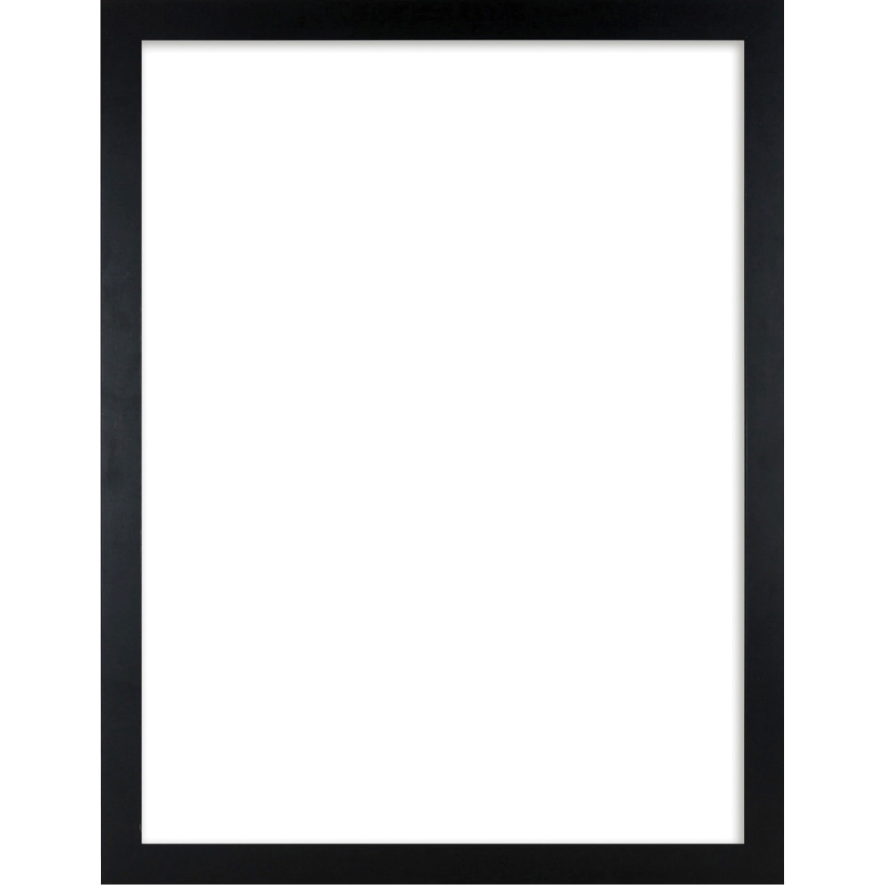 Lorell Wide Frame - 24in x 36in Frame Size - Rectangle - Horizontal, Vertical - 1 Each - Black (Min Order Qty 2) MPN:49211