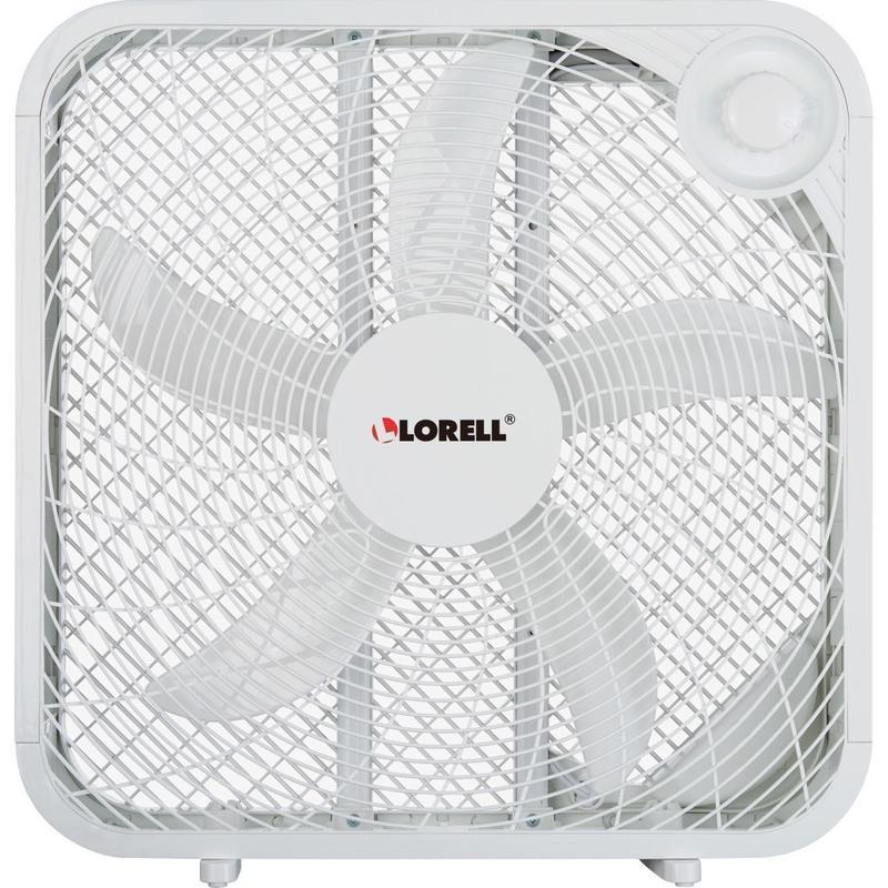 Lorell 3-Speed Box Fan, White (Min Order Qty 2) MPN:44575