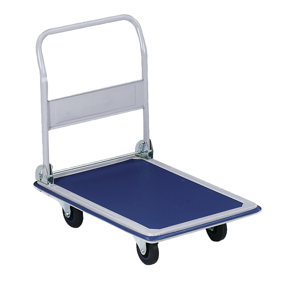 Sparco Folding Platform Truck, 330 Lb. Capacity, Blue/Gray MPN:02039