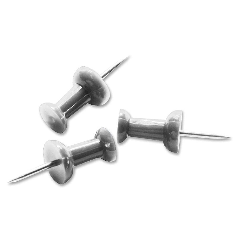 Sparco Pushpins, 3/8in, Silver, Box Of 100 (Min Order Qty 6) MPN:81008