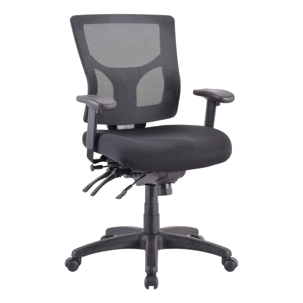 Lorell Conjure Executive Mid-Back Ergonomic Mesh Chair, Black MPN:LLR62001