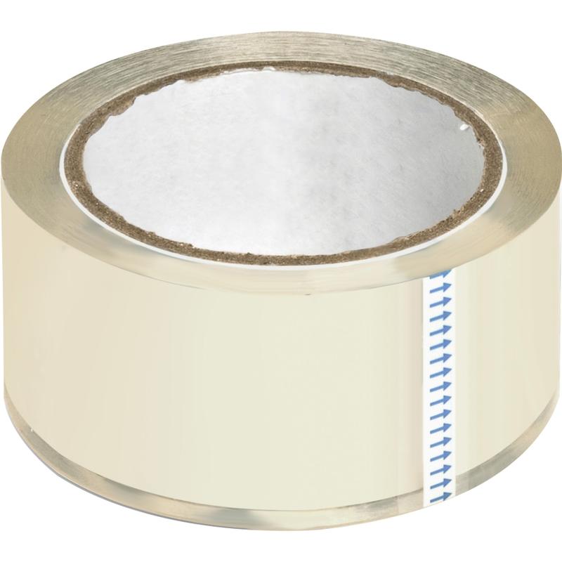 Sparco Crystal Clear to the Core Packaging Tape - 2in Width x 55 yd Length - 3in Core - Pressure-sensitive Poly - 2.50 mil - 6 / Pack - Crystal (Min Order Qty 4) MPN:64013