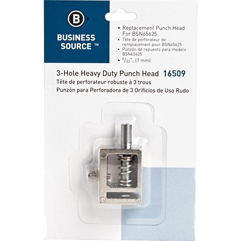 Business Source 9/32in Replacement Punch Head - 0.28in - Silver - 1 Each (Min Order Qty 10) MPN:16509