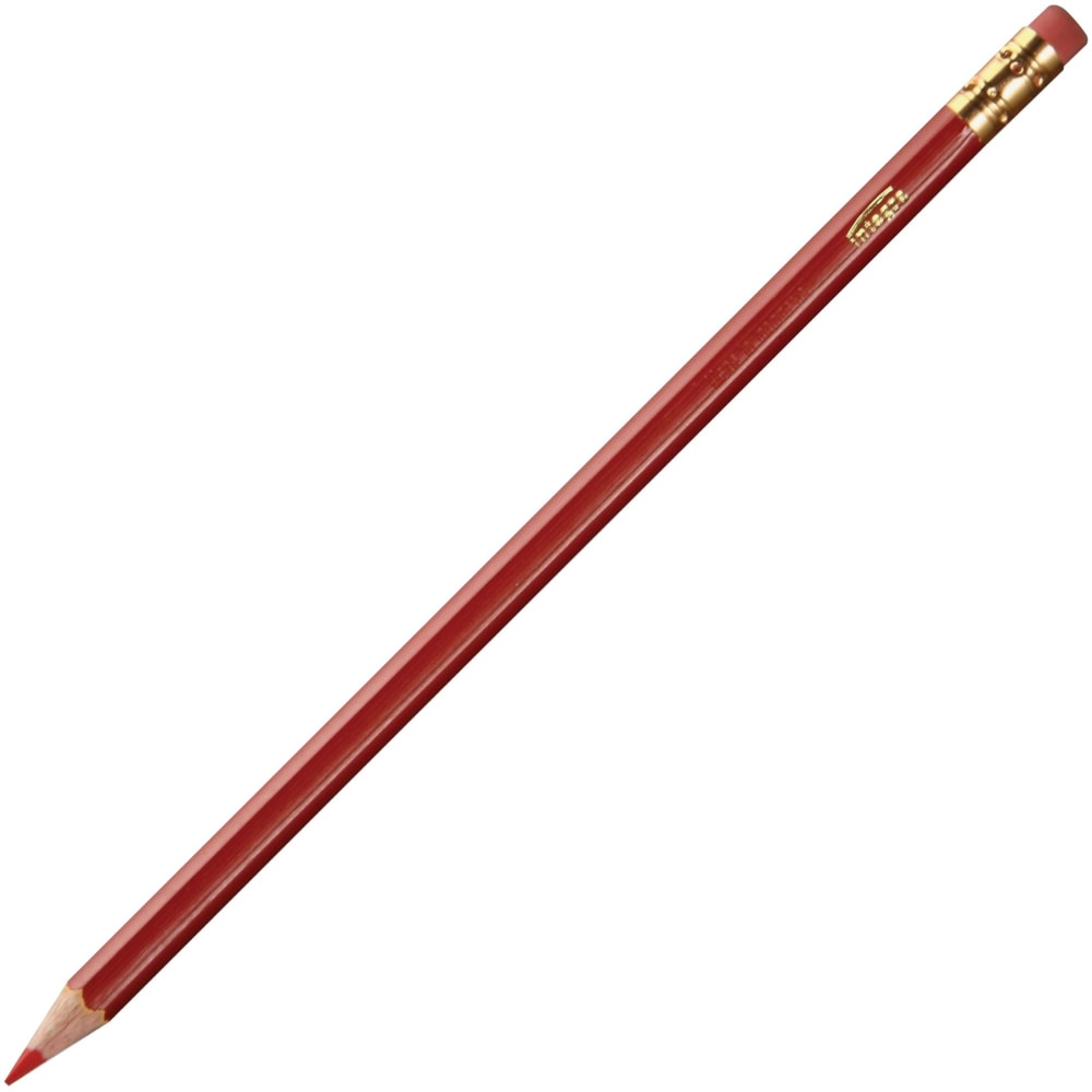 Integra Red Grading Pencil, Presharpened, HB Lead, Pack of 12 (Min Order Qty 14) MPN:38274