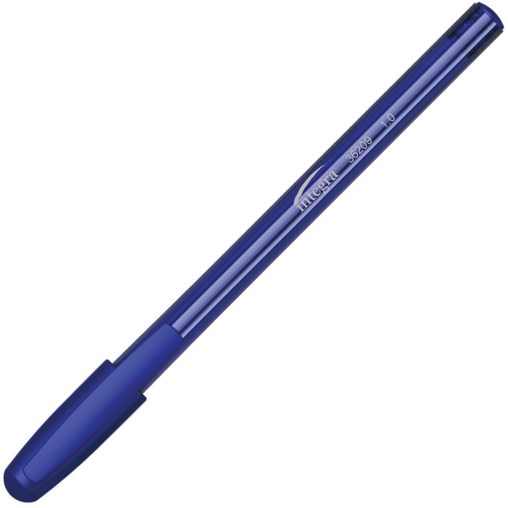 Integra 1.0 mm Tip Ink Pen - 1 mm Pen Point Size - Blue - 60 / Pack (Min Order Qty 6) MPN:36209