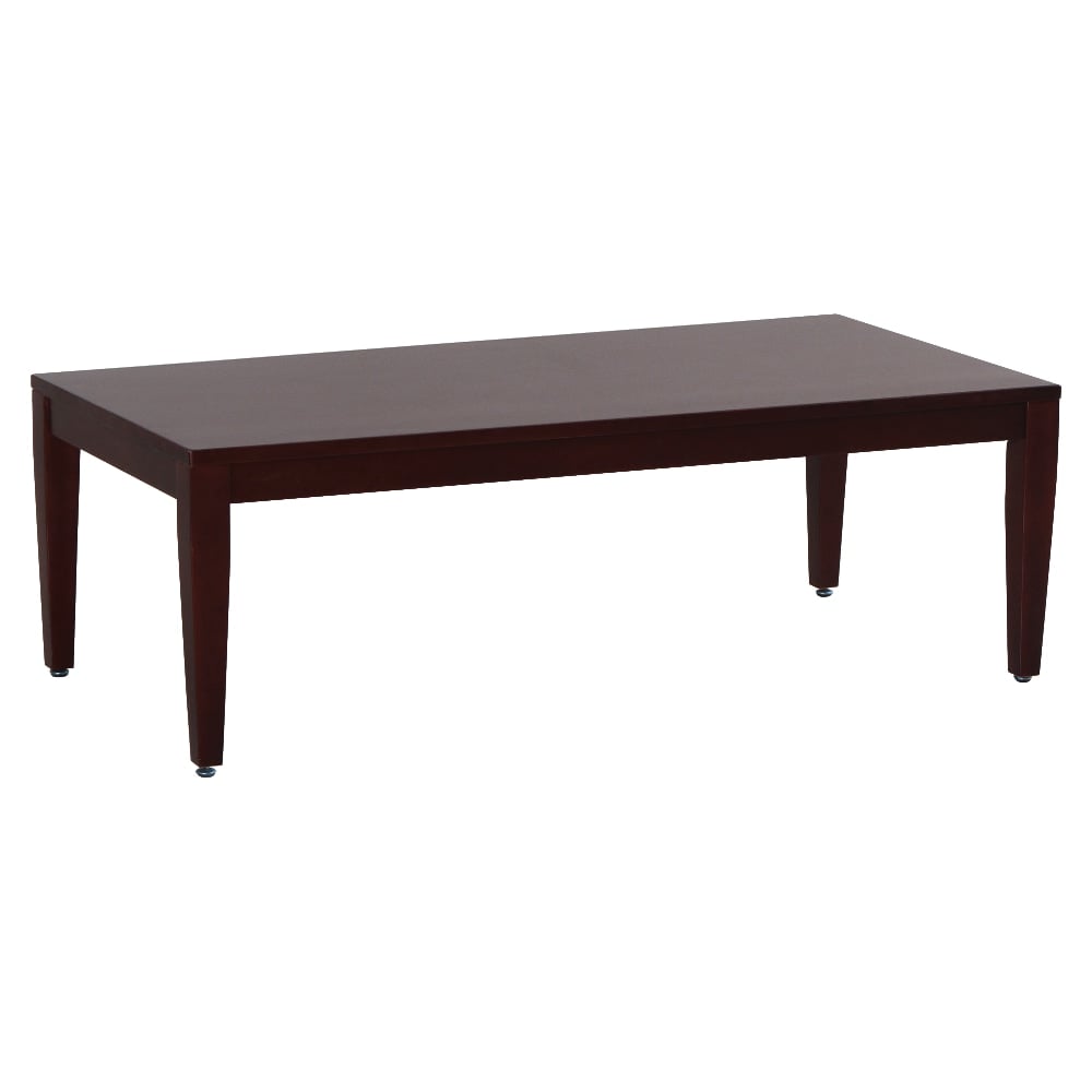 Lorell Solid Wood Coffee Table, Mahogany MPN:59544