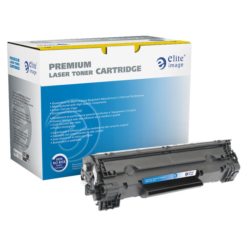 Elite Image Remanufactured Black MICR Toner Cartridge Replacement For HP 83A, CF283A, ELI75979 MPN:75979