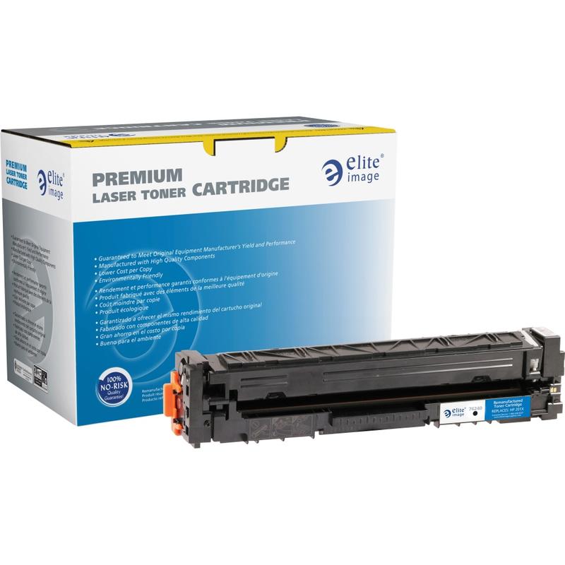 Elite Image Remanufactured Black High Yield Toner Cartridge Replacement For HP 201X, CF400X MPN:76240