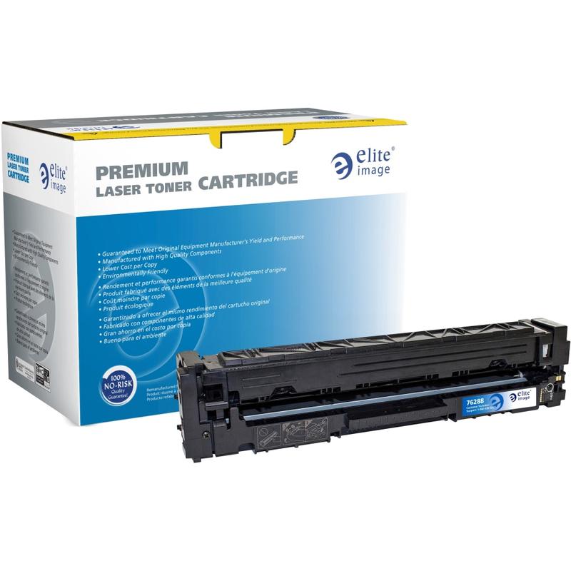 Elite Image Remanufactured Cyan Toner Cartridge Replacement For HP 201A, CF401A MPN:76288