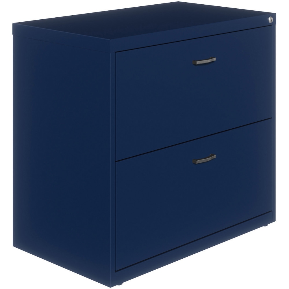 NuSparc 30in Lateral File 2-Drawer w/ Arc Pull, Navy, 1 Each MPN:LF218AANY