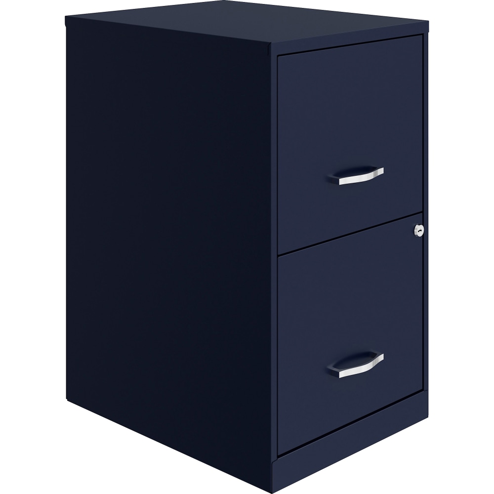 NuSparc 18in 2-drawer File Cabinet, Navy, 1 Each MPN:VF218AANY