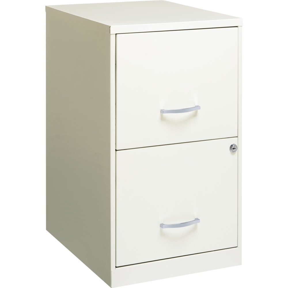 NuSparc 18in 2-drawer File Cabinet, White, 1 Each MPN:VF218AAWE