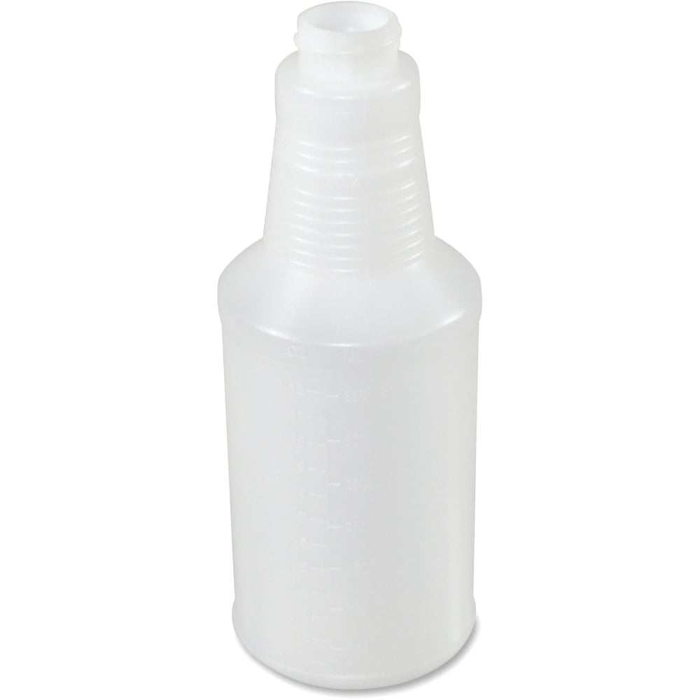 Genuine Joe 24 oz. Plastic Bottle with Graduations - Suitable For Cleaning - 24 / Carton - Translucent (Min Order Qty 3) MPN:85139