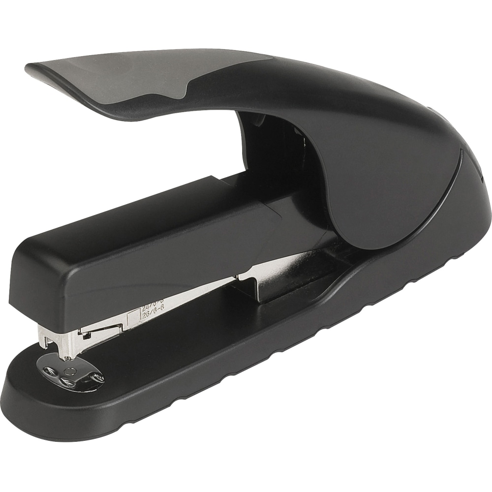 Business Source Full-strip Effortless Stapler - 20 of 20lb Paper Sheets Capacity - 210 Staple Capacity - Full Strip - 1/4in , 5/16in Staple Size - 1 Each - Black, Gray (Min Order Qty 3) MPN:62885