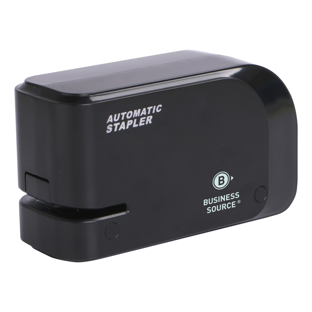 Business Source Electric Stapler, 3-1/4in x 2-7/16in, Black (Min Order Qty 3) MPN:00081