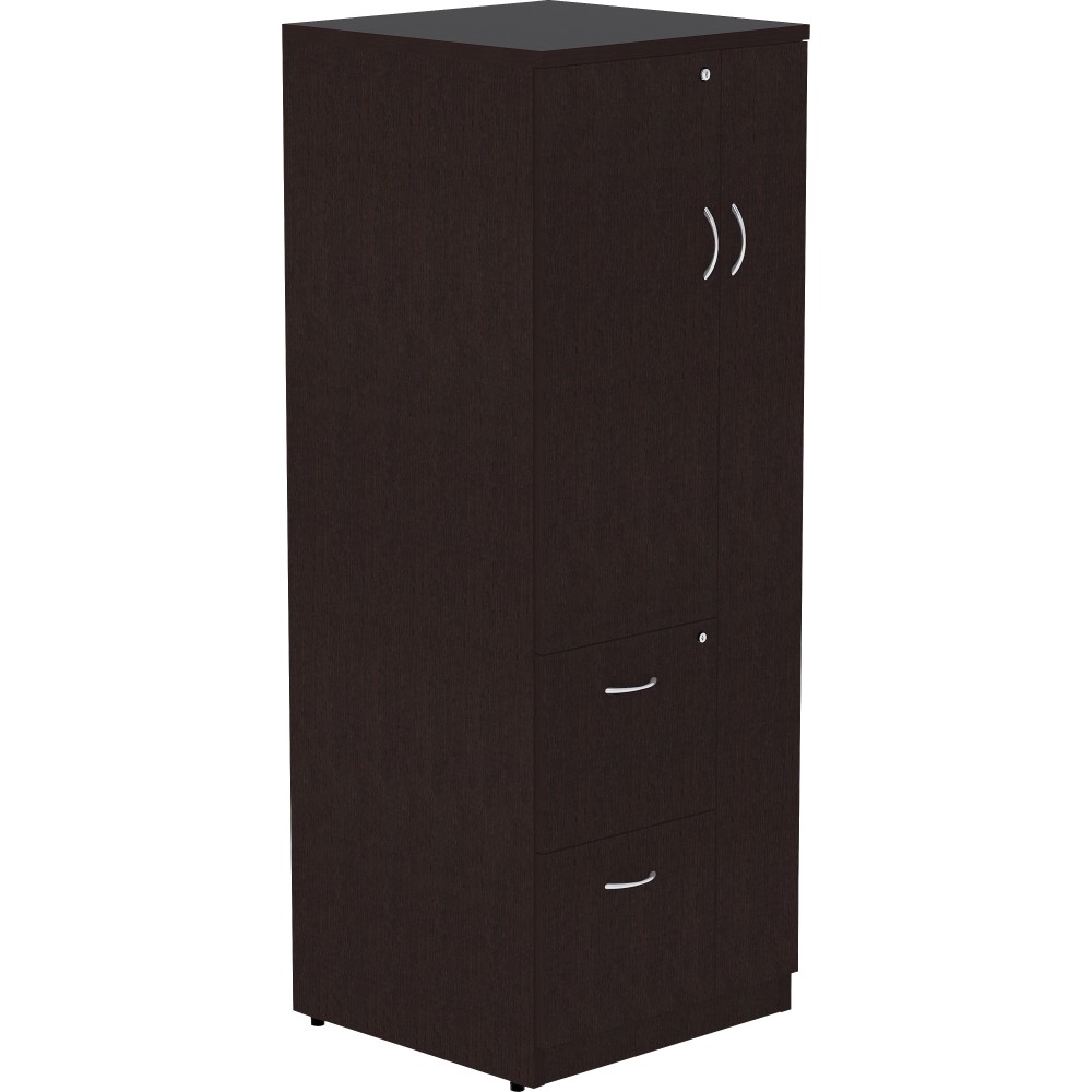 Lorell Essentials 66in Tall Storage Cabinet, Espresso MPN:LLR18229