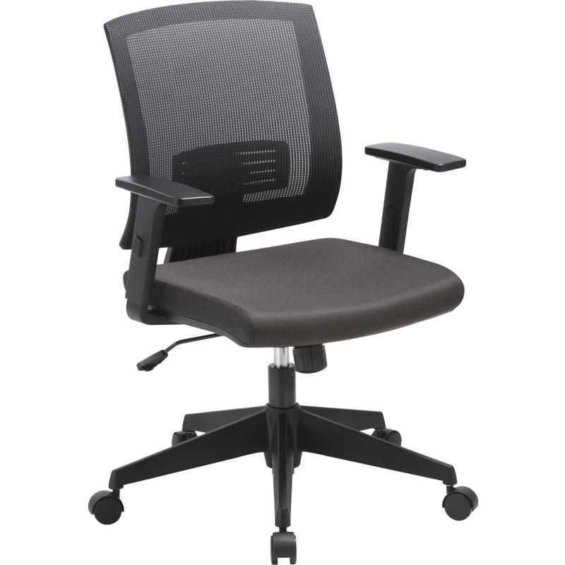 Lorell Soho Mid-Back Task Chair, Black MPN:41842