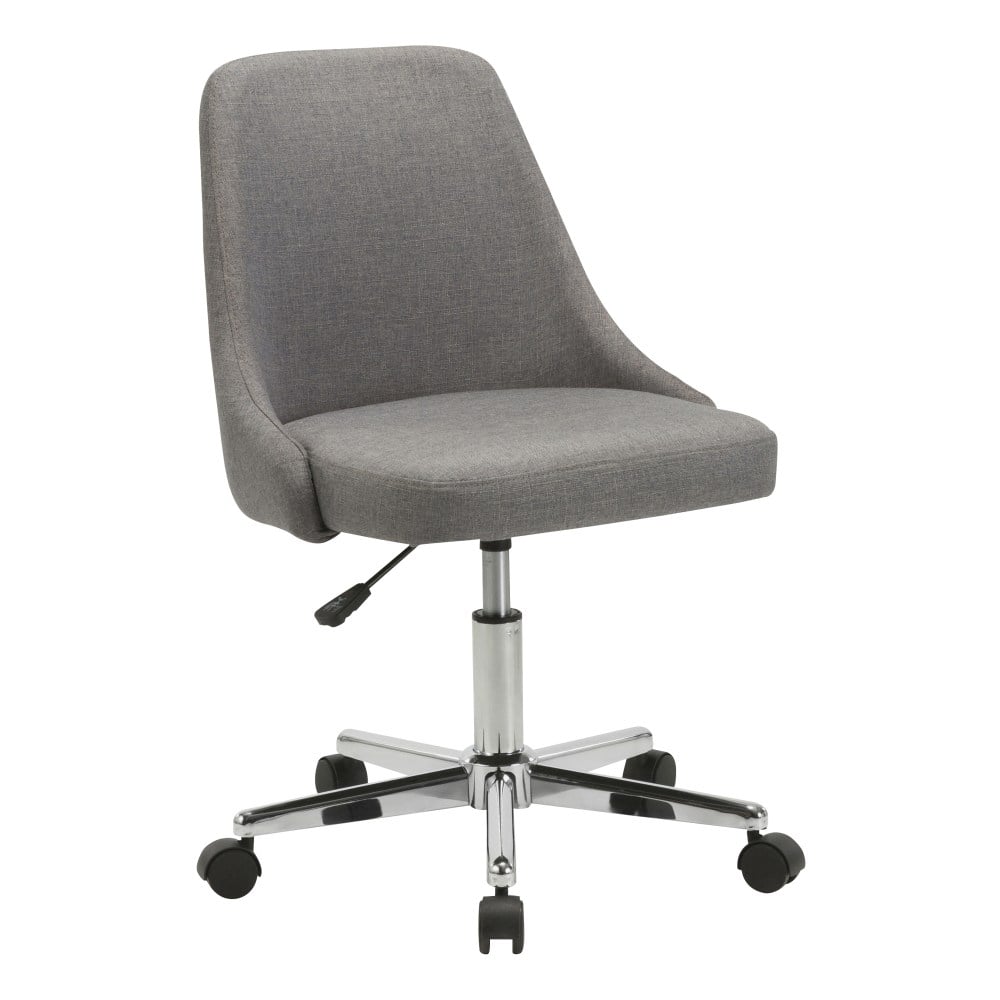 Lorell Resi Fabric Low-Back Armless Task Chair, Gray MPN:68571